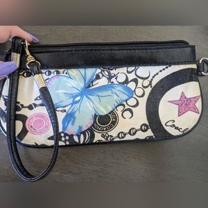 Vintage Coach wristlet